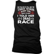 drag racing men's t-shirts