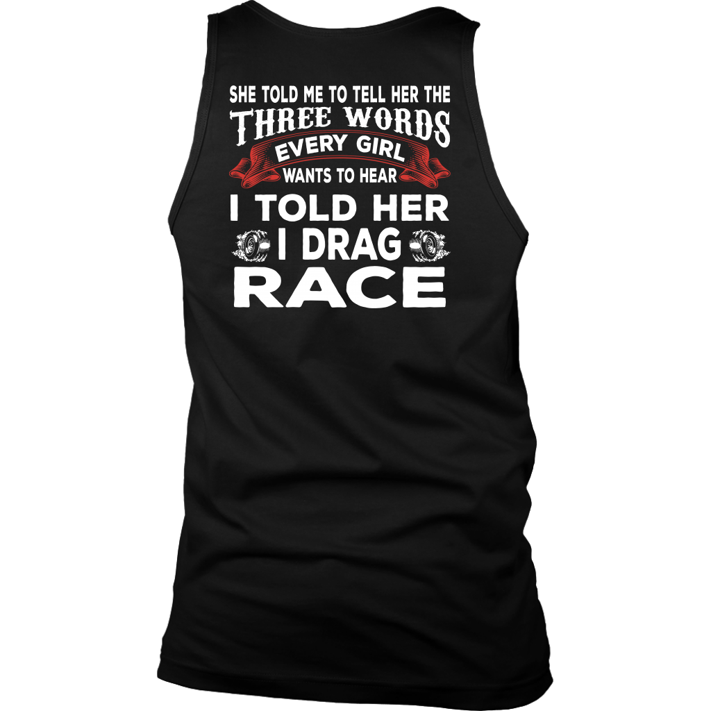 drag racing men's t-shirts