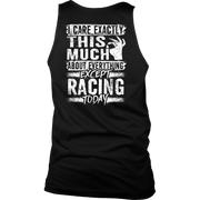 I care Exactly This Much About Everything Except Racing Today!