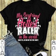 racing girlfriend t-shirts
