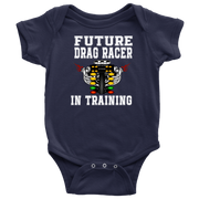 Future Drag Racer In Training Kids Tees