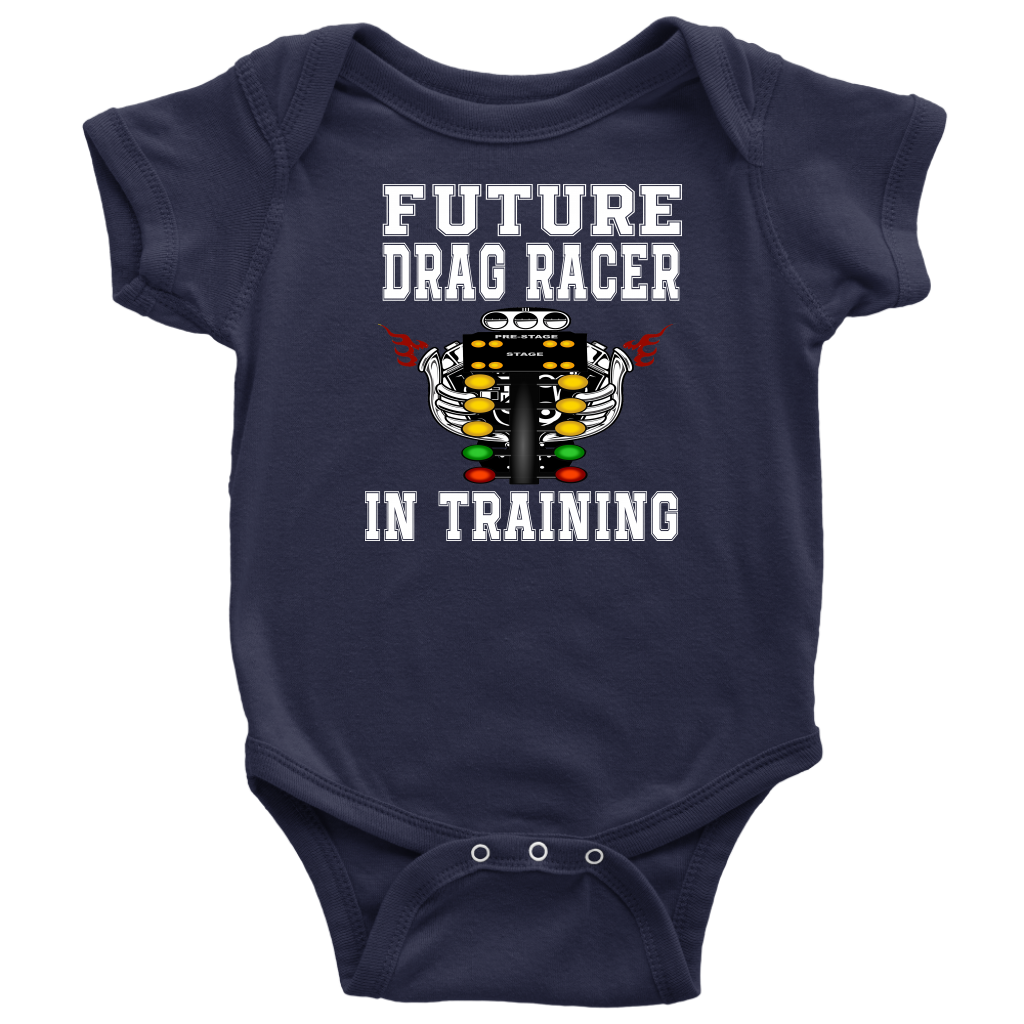 Future Drag Racer In Training Kids Tees