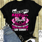 racing girl t-shirts