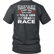 drag racing men's t-shirts