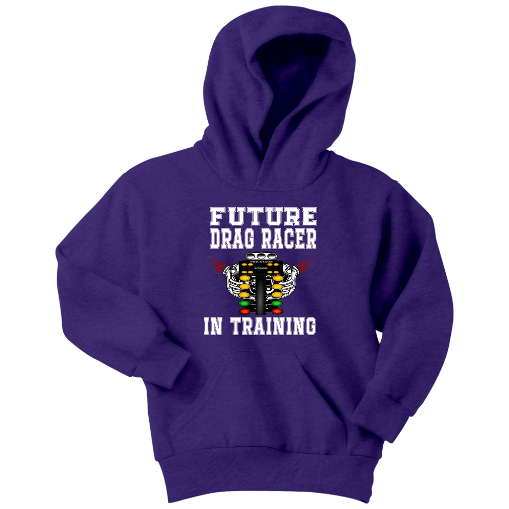 Future Drag Racer In Training Kids Tees