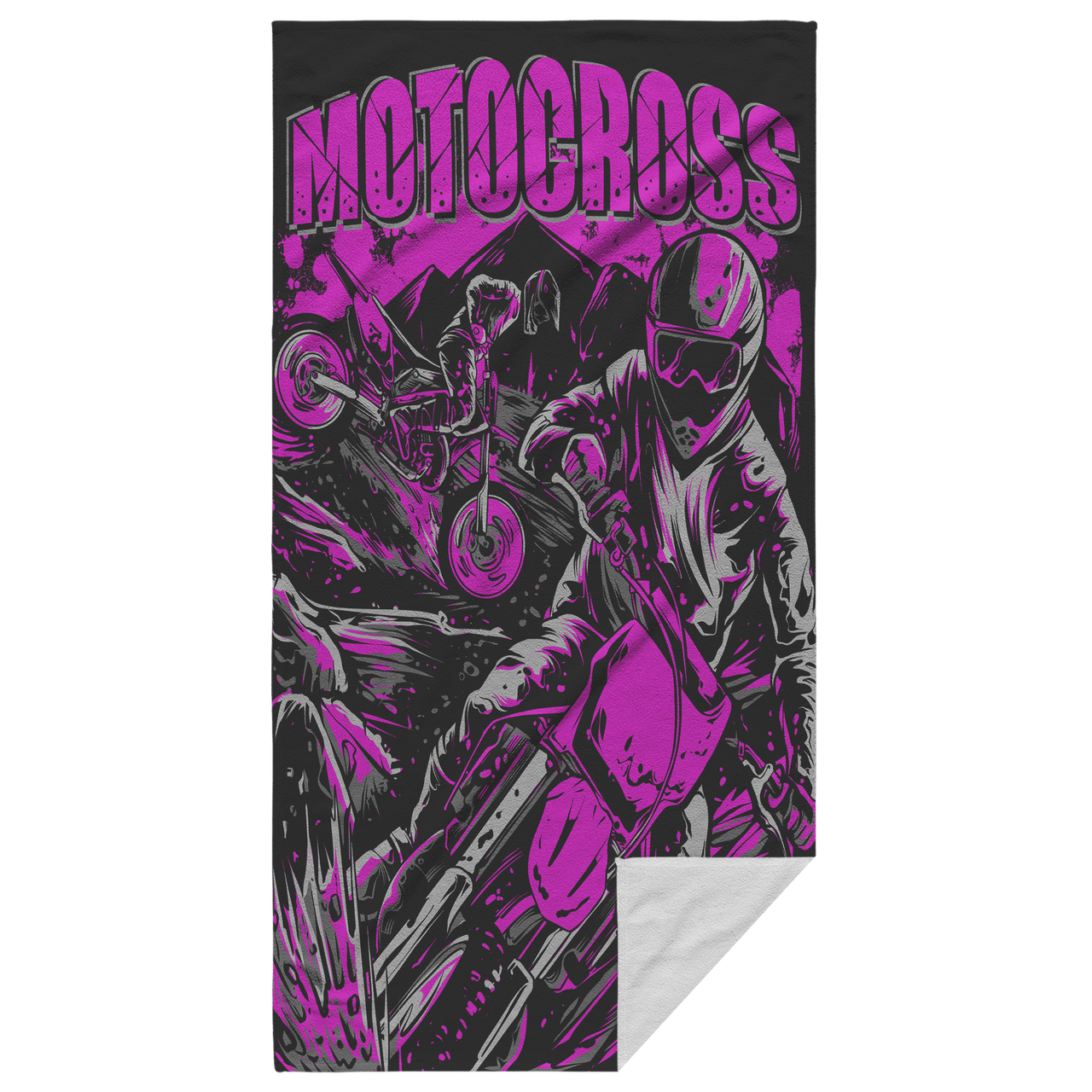 Motocross Beach Towel