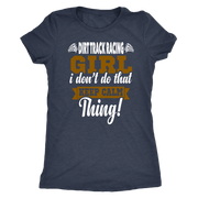 dirt track racing girl t-shirts