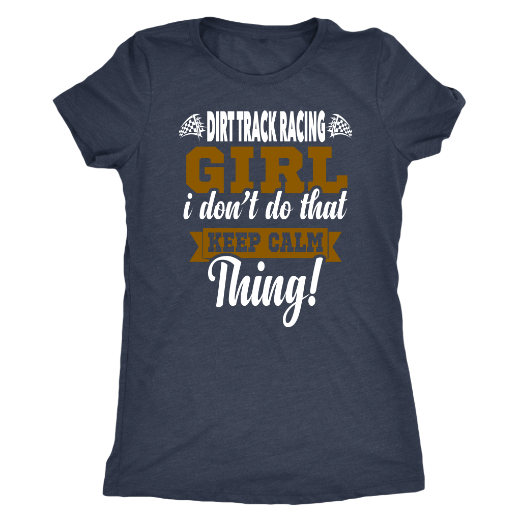 dirt track racing girl t-shirts