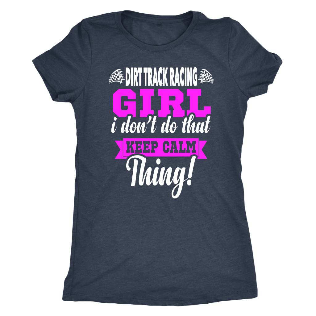 dirt track racing girl t-shirts