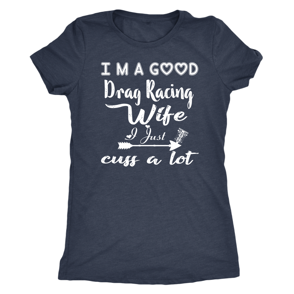 drag racing women's t-shirts