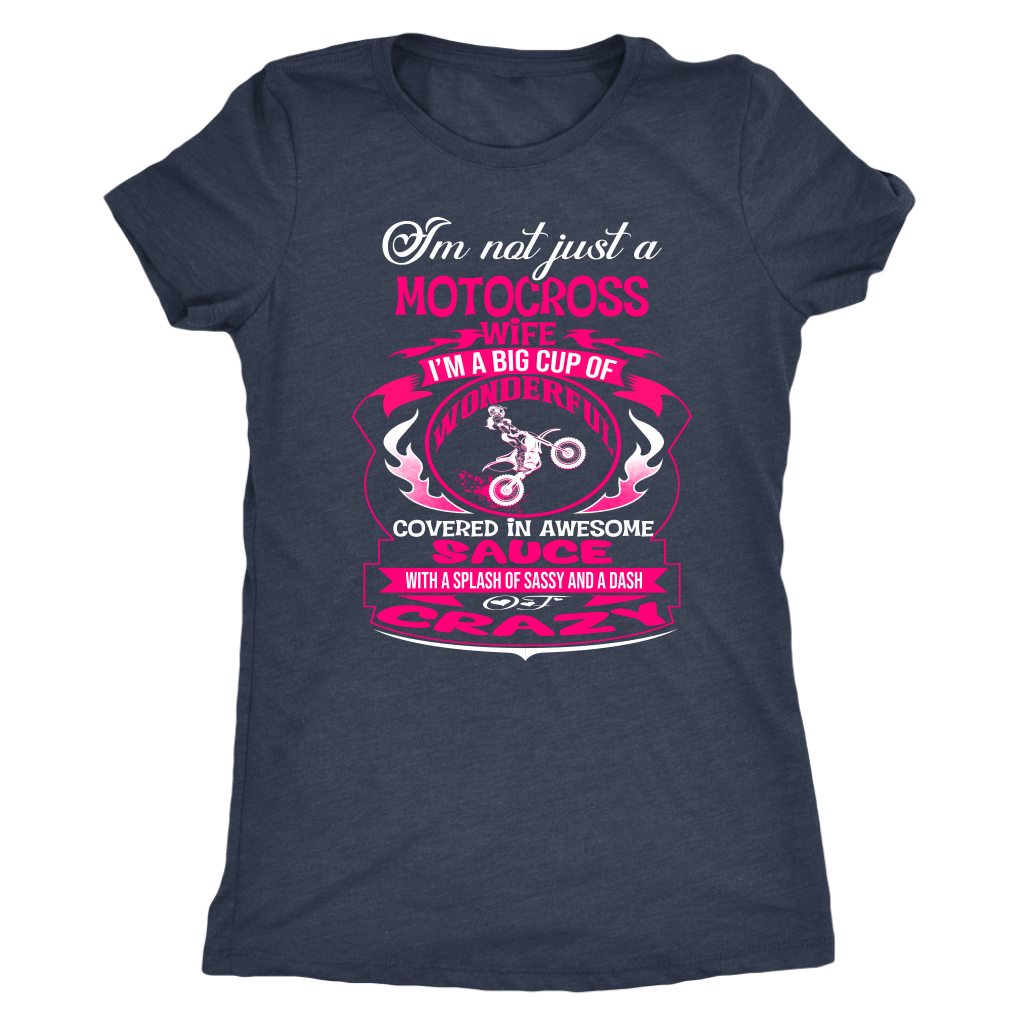 motocross wife t-shirts