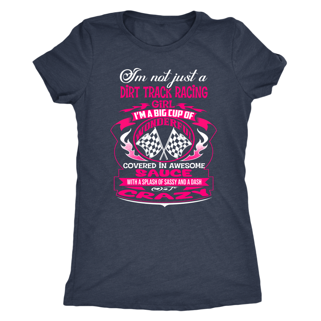 dirt track racing girl t-shirts