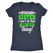 dirt racing sister t-shirts