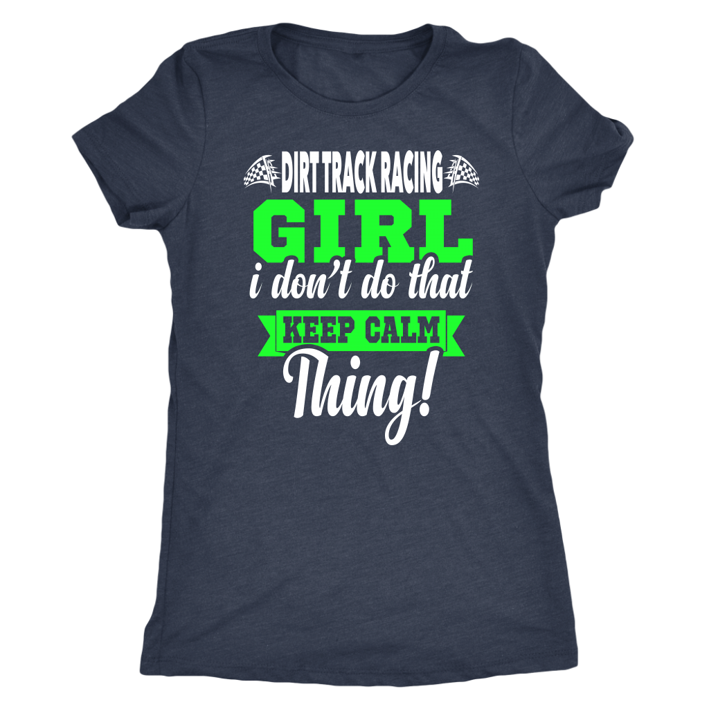 dirt racing girl t-shirts