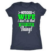 motocross wife t-shirts