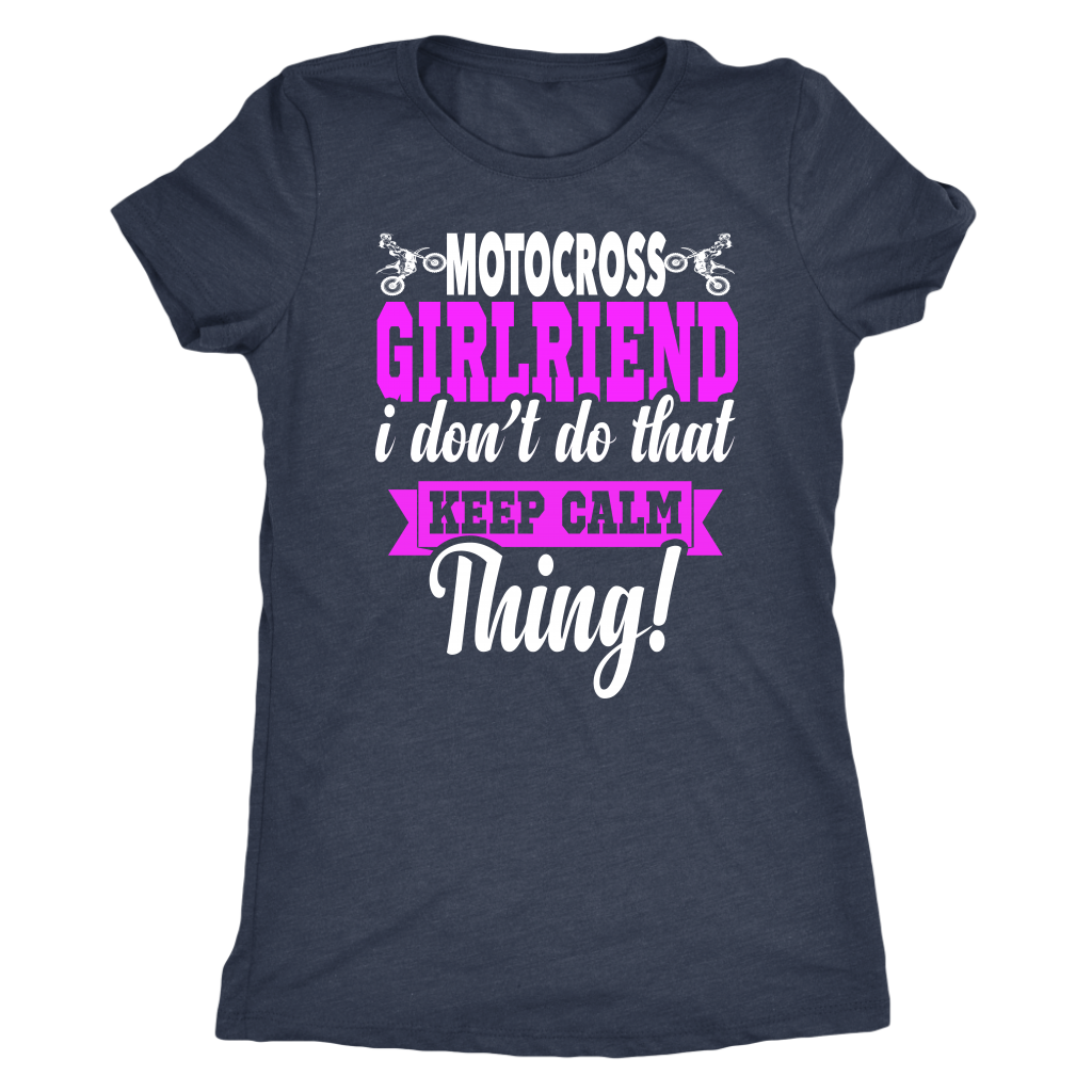 motocross girlfriend t-shirts