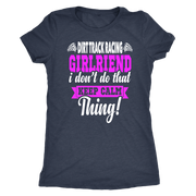 dirt track racing girlfriend t-shirts