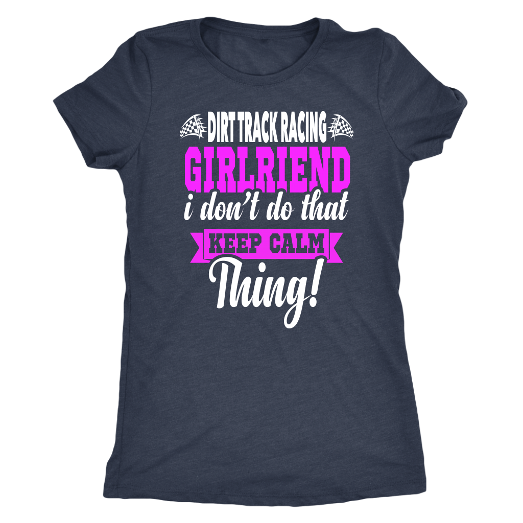 dirt track racing girlfriend t-shirts