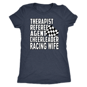 racing wife t-shirts