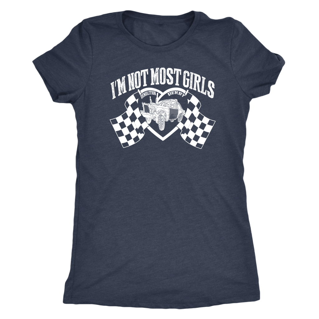 demolition derby girl t-Shirts