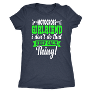 motocross girlfriend t-shirts