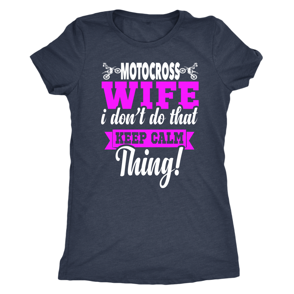 motocross wife t-shirts