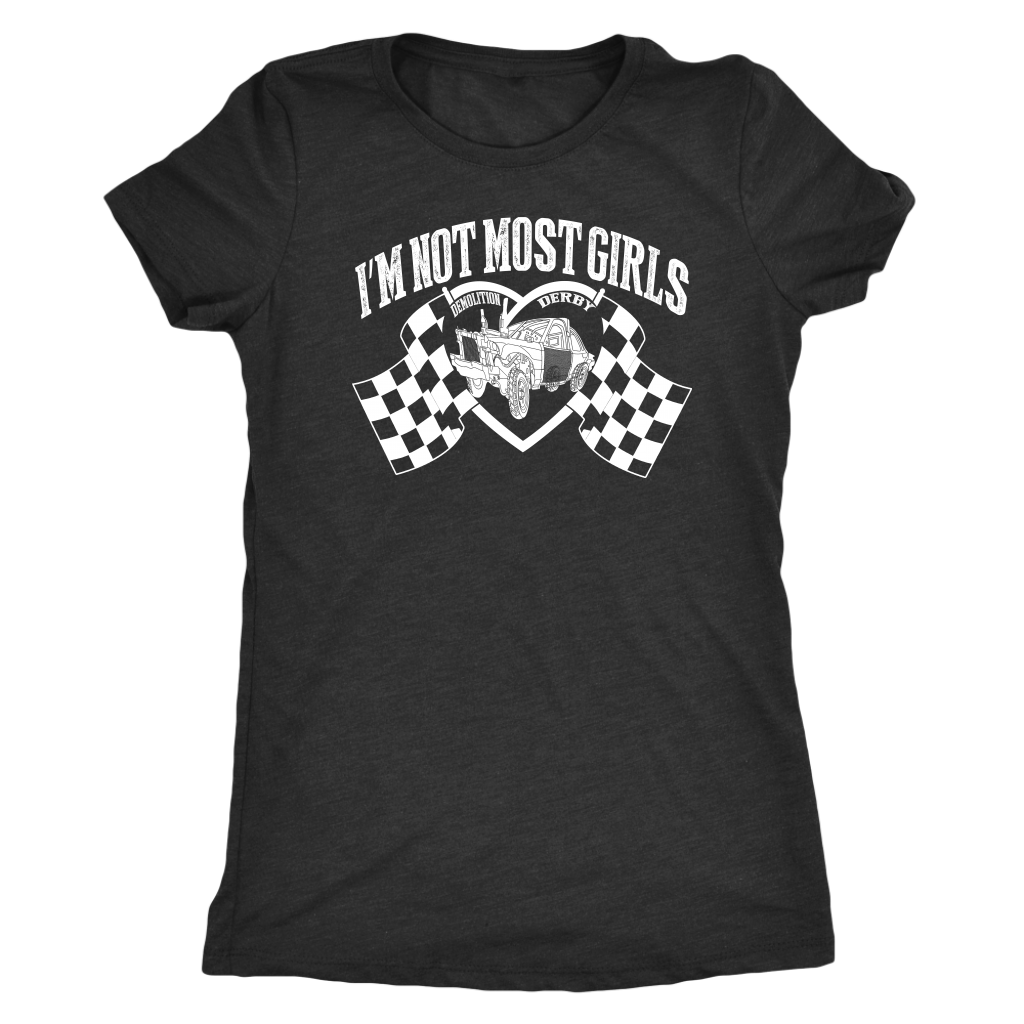 demolition derby girl t-Shirts