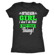 dirt racing girl t-shirts