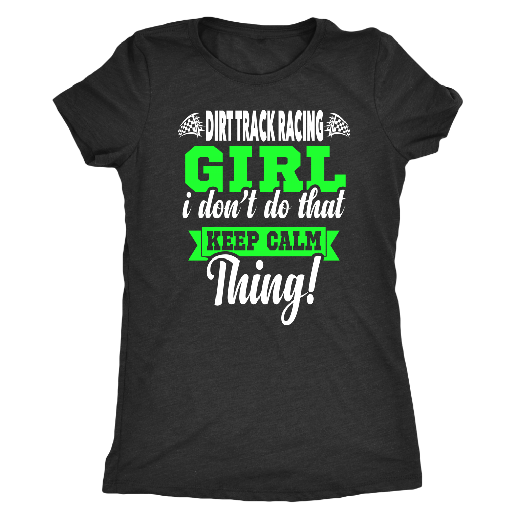 dirt racing girl t-shirts