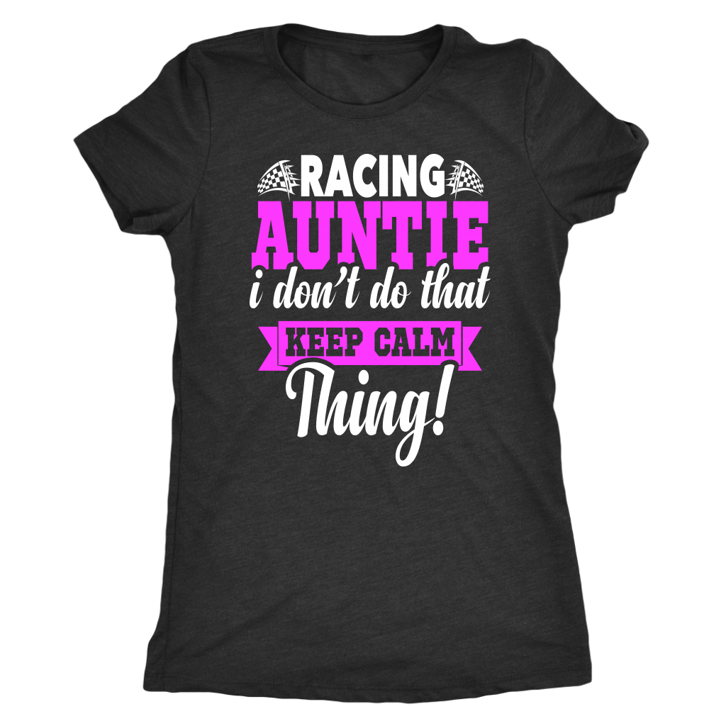 racing auntie t-shirts