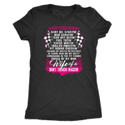 dirt track racing wife t-shirts