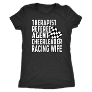 racing wife t-shirts