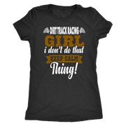 dirt track racing girl t-shirts