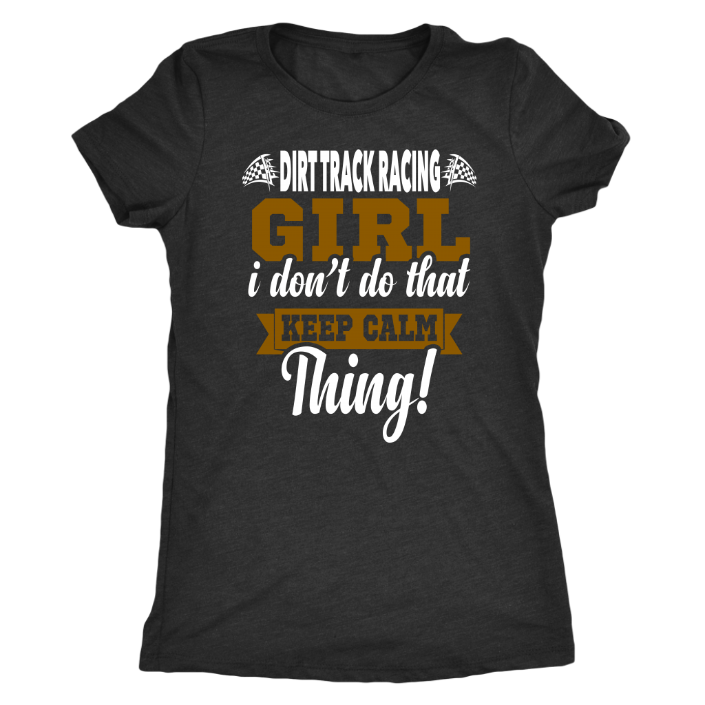 dirt track racing girl t-shirts