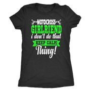 motocross girlfriend t-shirts