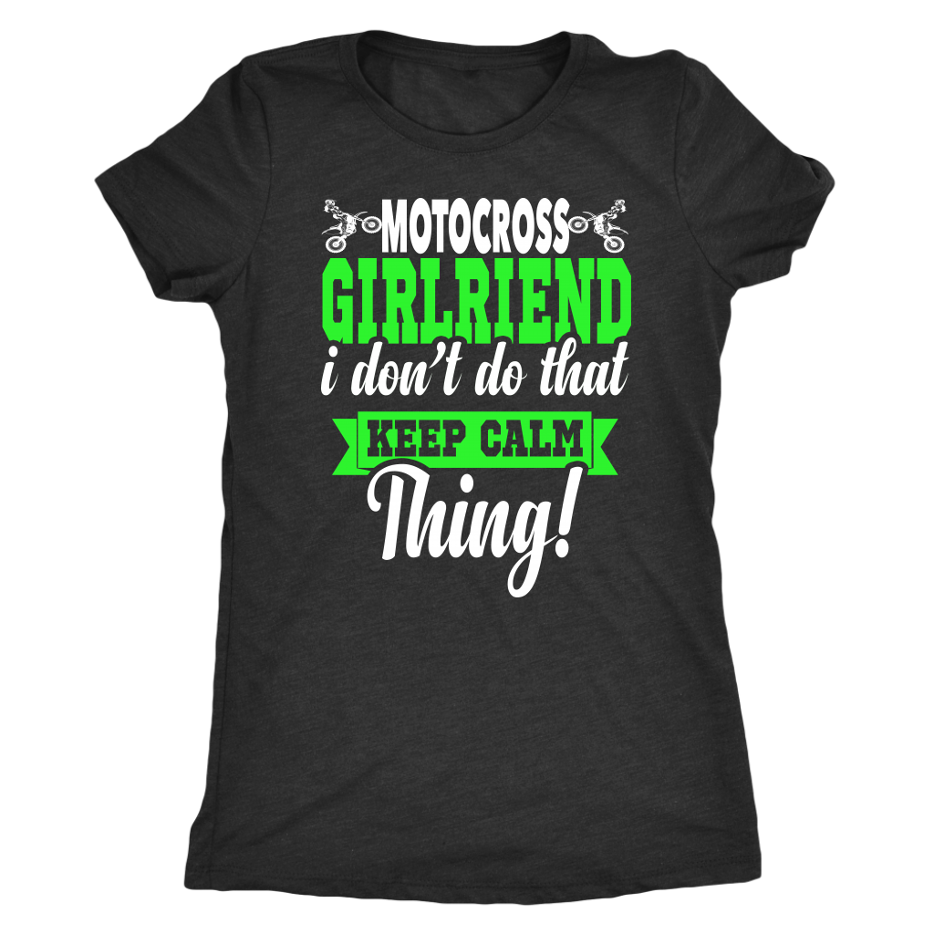 motocross girlfriend t-shirts
