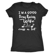 drag racing women's t-shirts