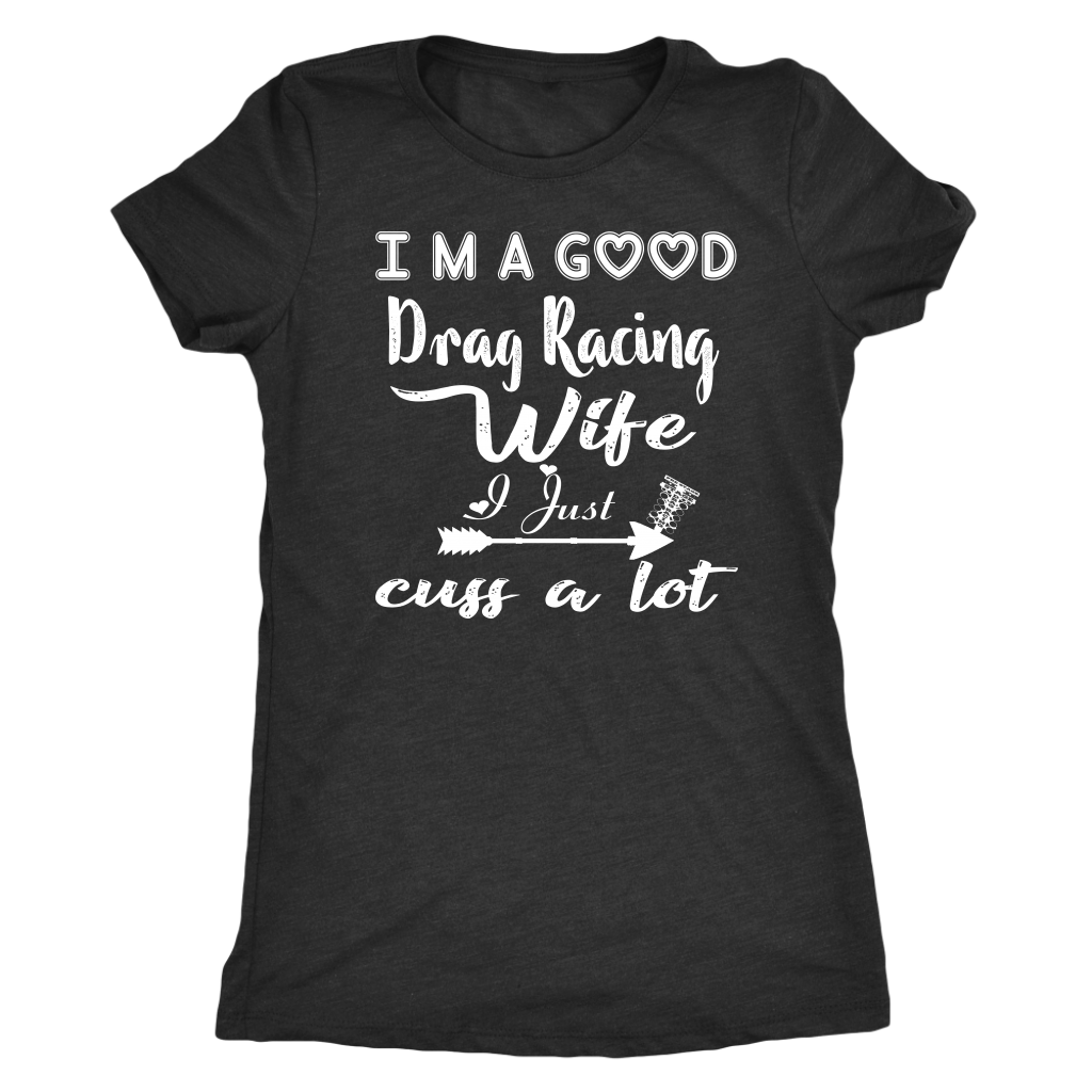 drag racing women's t-shirts