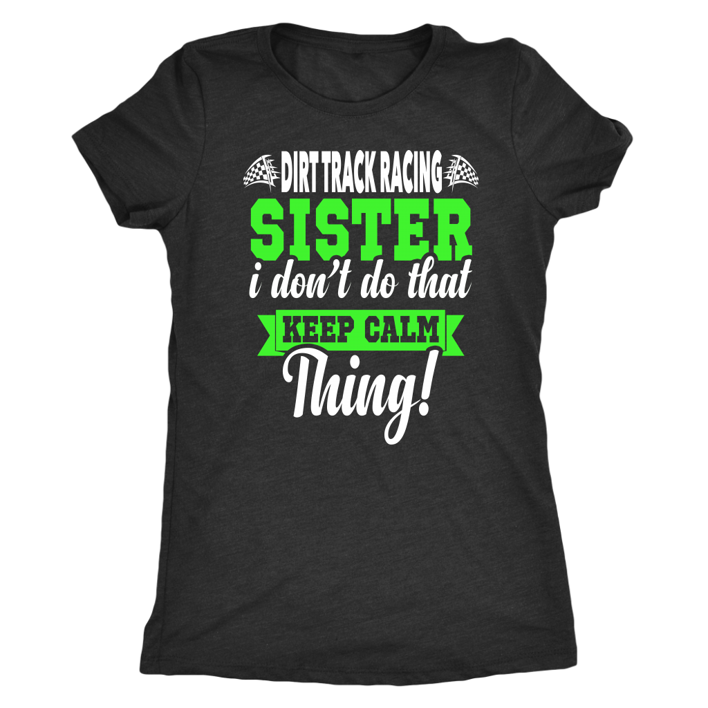 dirt racing sister t-shirts