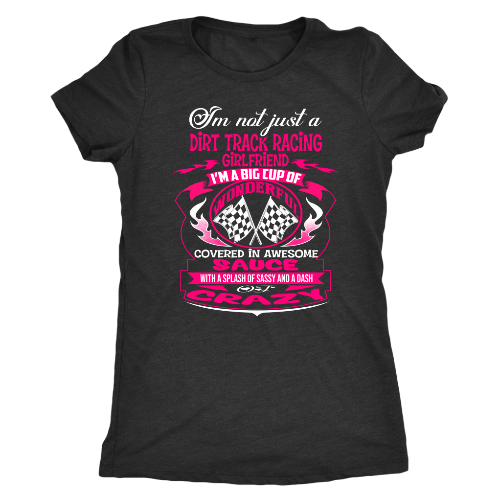 dirt track racing girlfriend t-shirts