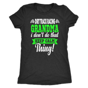 dirt racing grandma t-shirts
