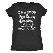 drag racing women's t-shirts