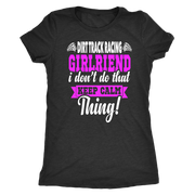 dirt track racing girlfriend t-shirts