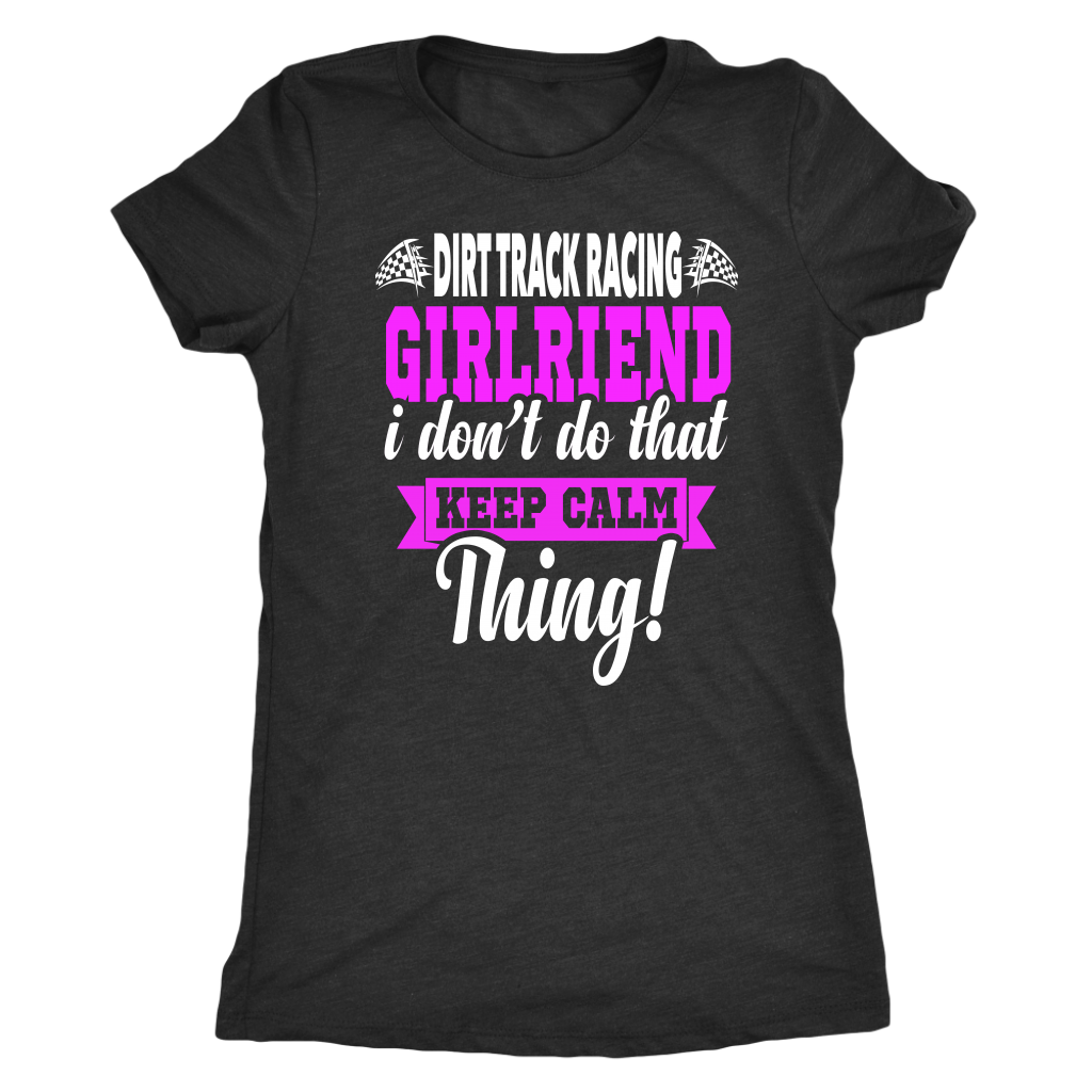 dirt track racing girlfriend t-shirts