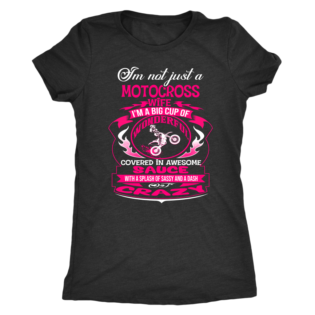 motocross wife t-shirts