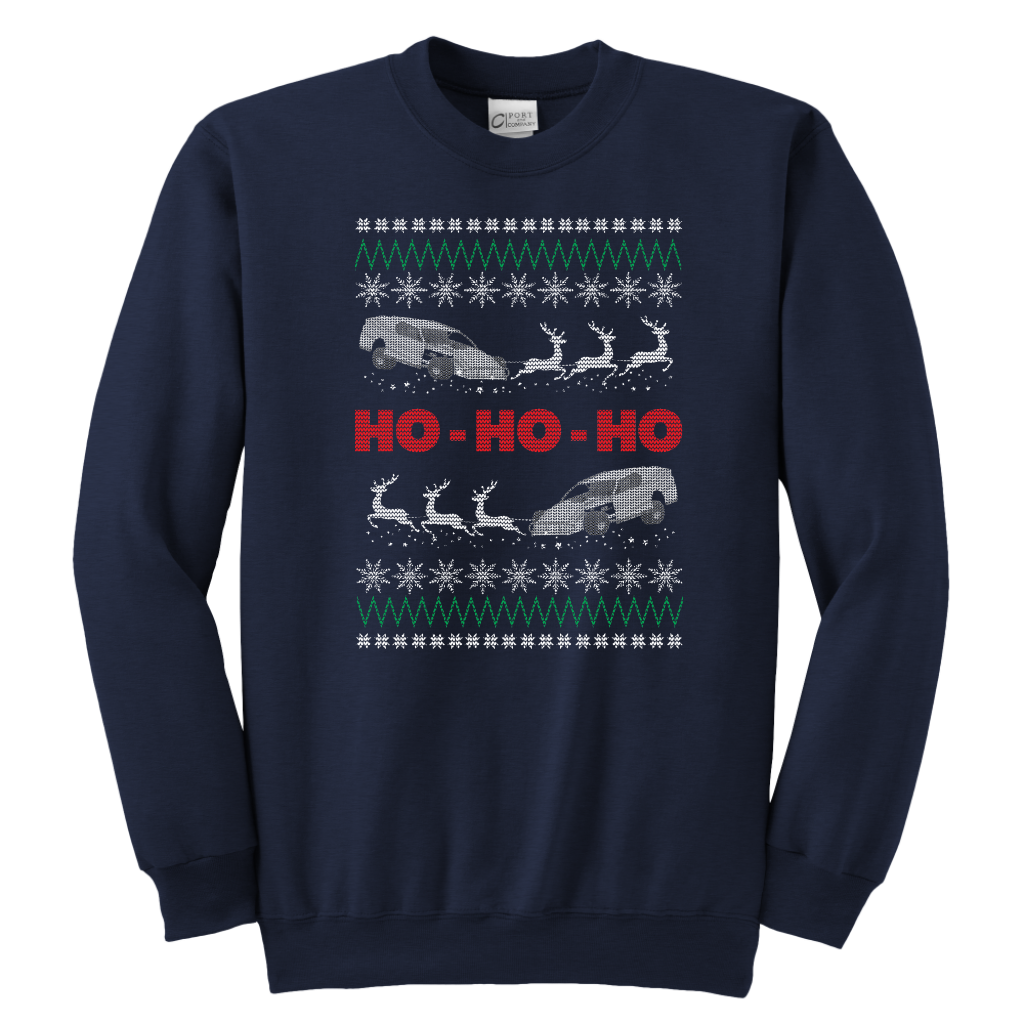 Dirt track racing modified ugly sweater