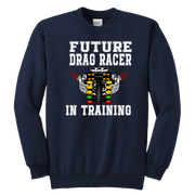 Future Drag Racer In Training Kids Tees