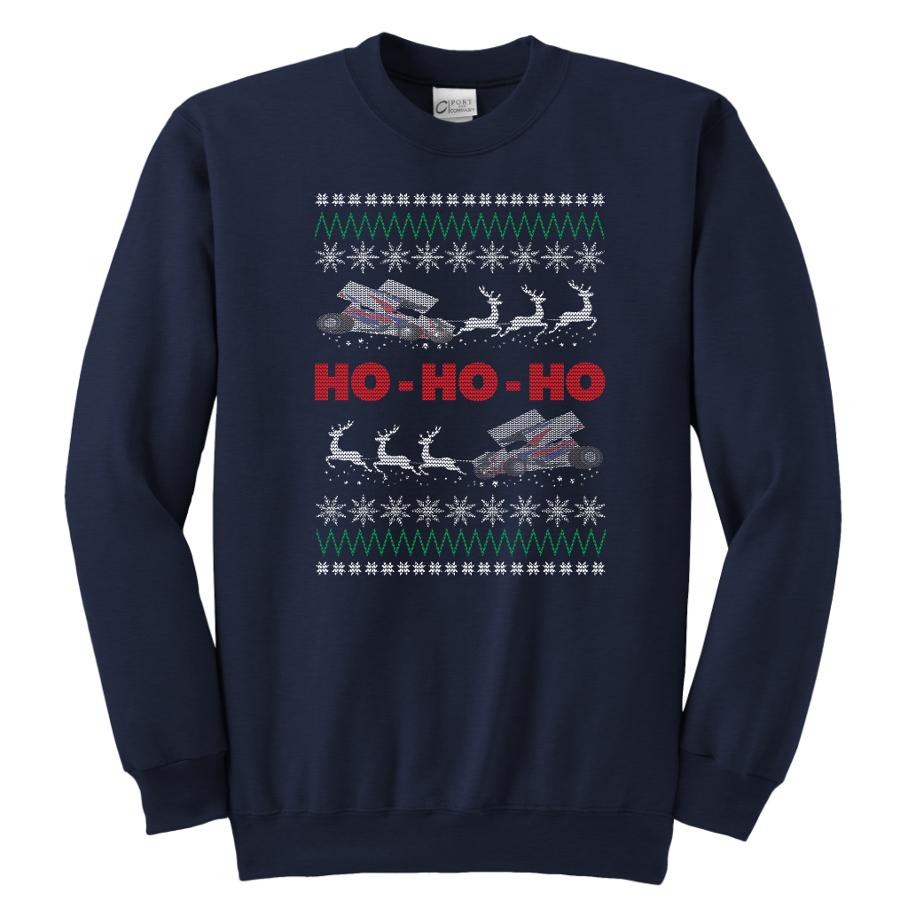 Sprint car ugly sweater