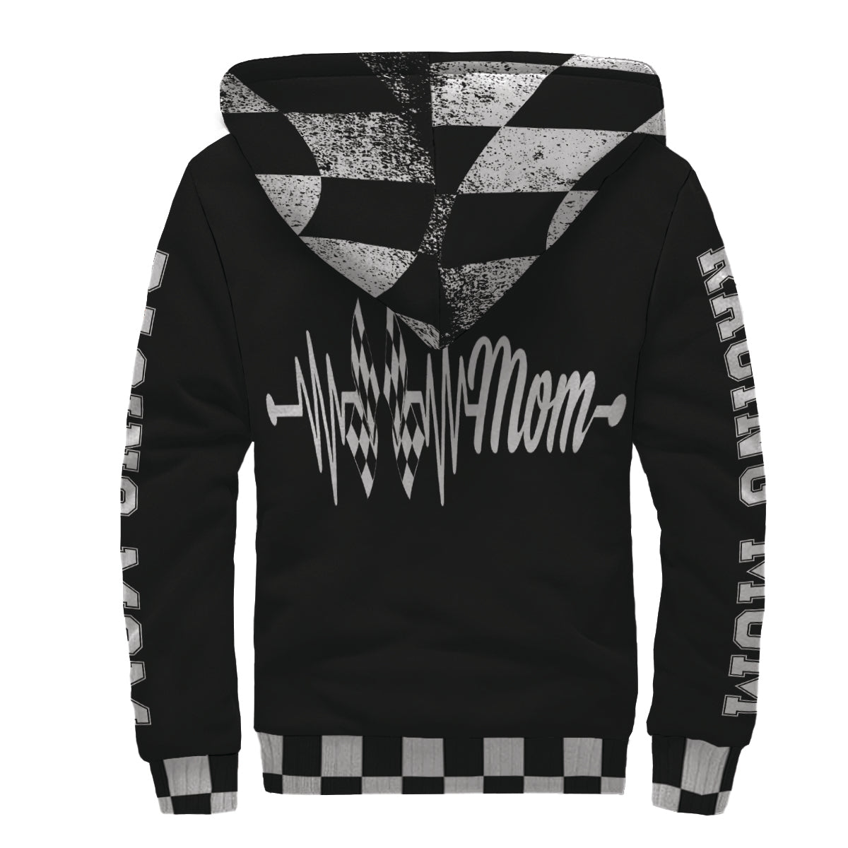 Racing Mom Heartbeat Sherpa Jacket