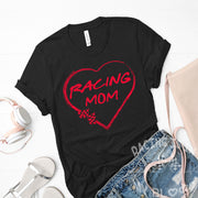 Racing Mom Heart T-Shirts